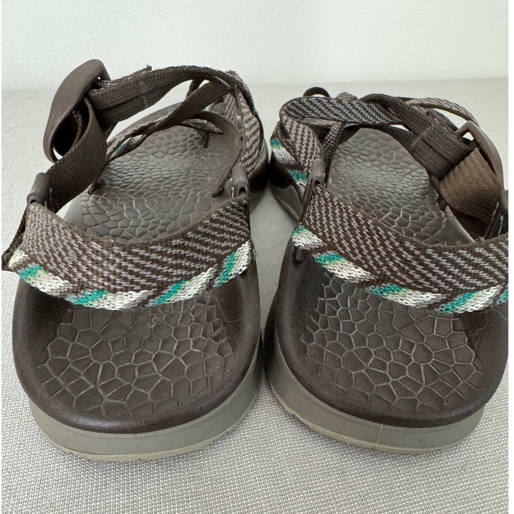 Chaco Womens ZX/2 Classic Sport Sandals Size 8 Brown/Green - Picture 5 of 9